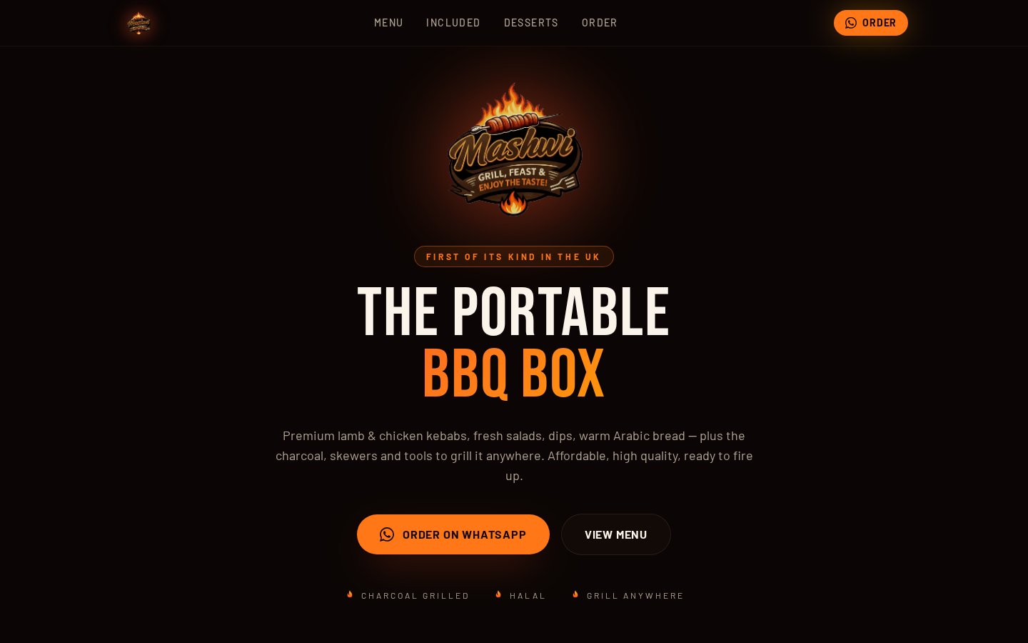 Mashwi website homepage screenshot